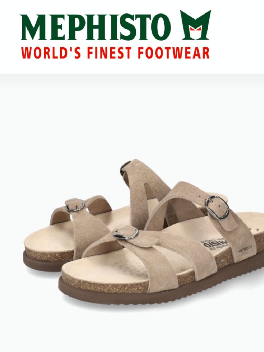 Mephisto Hannel Comfortable Leather Sandals in Women's 11/EU 41